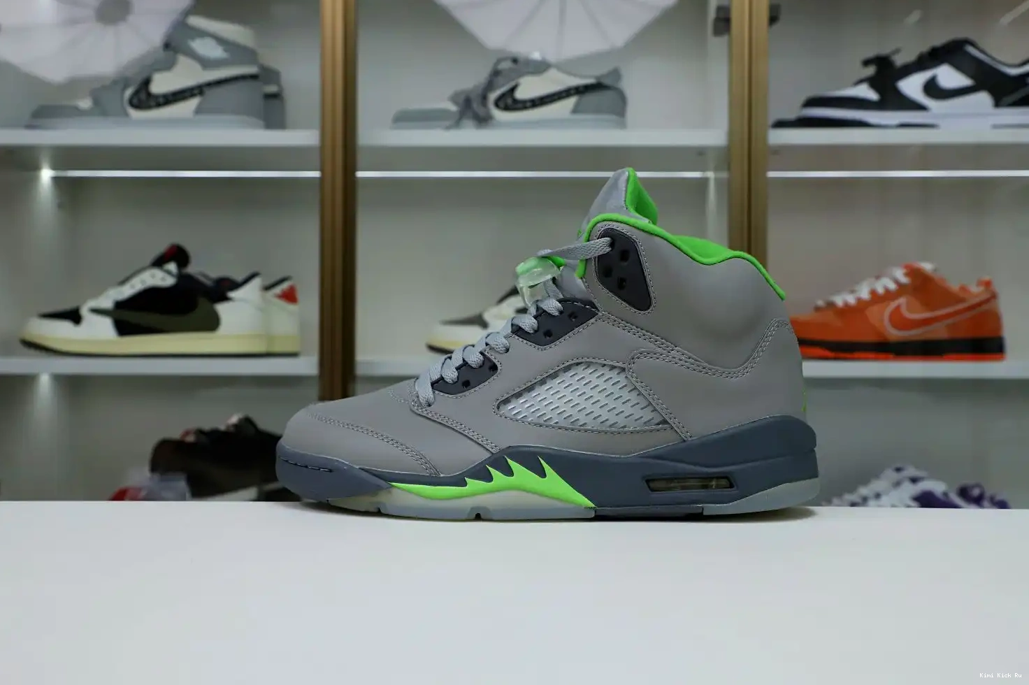 AIR RETRO 2022 Kimikick 'GREEN JORDAN 5 BEAN' 0518